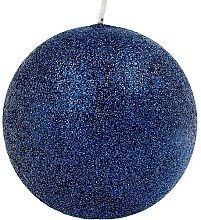 Fragrances, Perfumes, Cosmetics Glam Ball Decorative Candle, dark blue, 8cm - Artman Glamour