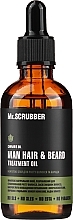 Fragrances, Perfumes, Cosmetics Oil Complex for Hair & Beard Growth - Mr.Scrubber Man Tea Tree Hair&Beard Treatment Oil (with pipette)