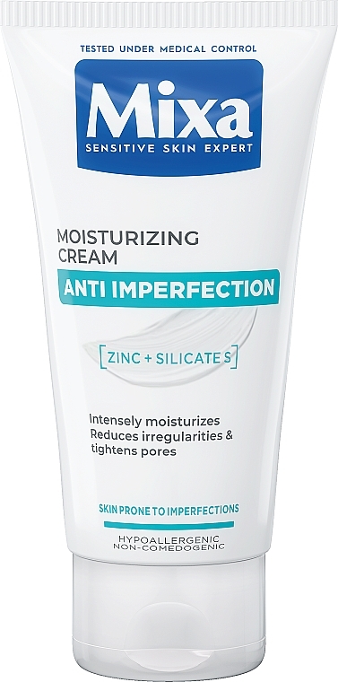 Anti-Imperfections Cream - Mixa Sensitive Skin Expert 2in1 Cream — photo N1