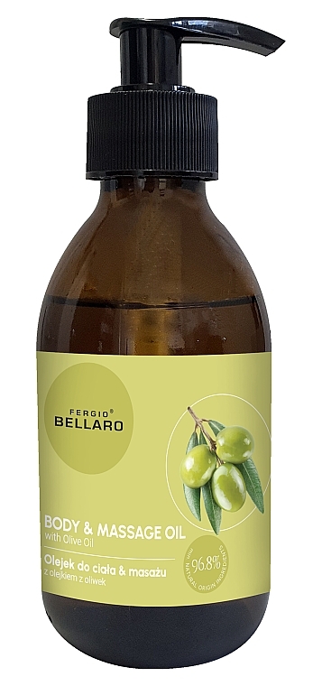 Body & Massage Oil with Olive Oil - Fergio Bellaro Body & Massage Oil — photo N1