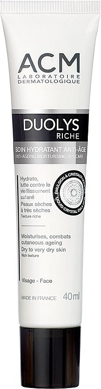 Moisturizing Face Cream - ACM Laboratoire Duolys Riche Anti-Aging Moisturizing Skincare — photo N2