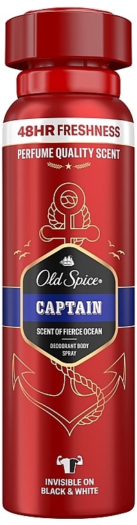 Deodorant Spray - Old Spice Captain Deodorant Spray — photo N1