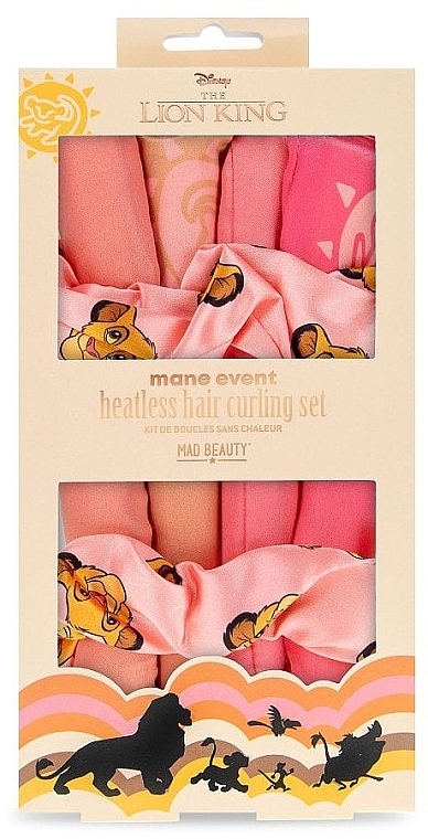 Hair Curler Set - Mad Beauty Disney The Lion King Heatless Hair Curling Set — photo N1