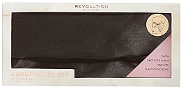 Headband, black - Revolution Haircare Satin Headband Black — photo N2