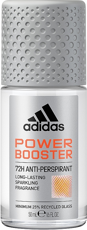 Roll-On Deodorant Antiperspirant for Men - Adidas Power Booster 72H Anti-Perspirant Roll-On — photo N1