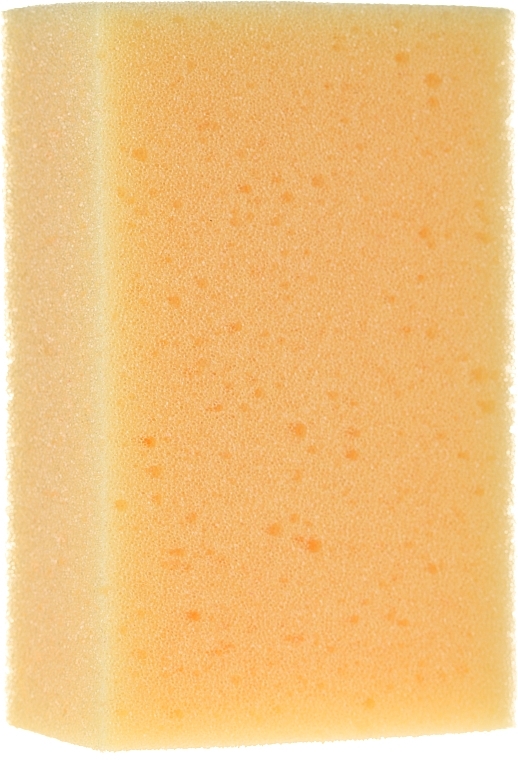 Bath Sponge "Standard" 30444, yellow - Top Choice — photo N1