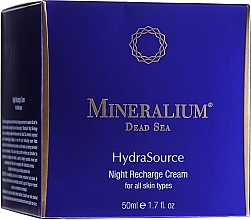 Repairing Night Cream - Mineralium Hydra Source Night Recharge Cream — photo N1