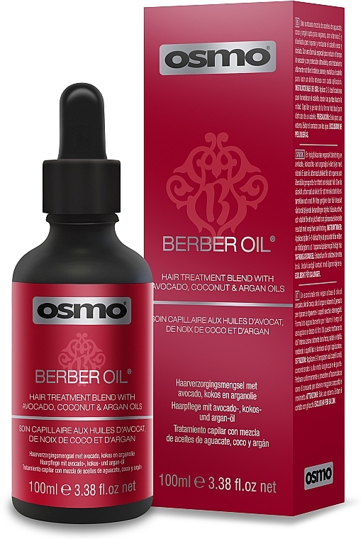 Hair Treatment Blend with Avocado, Coconut & Argan Oils - Osmo Berber Oil — photo N1