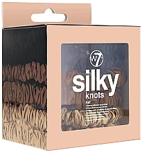 Hair Ties Set, 6 pcs - W7 Cosmetics Silky Knots Fall — photo N2