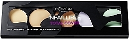 Facial Concealer Palette - L'Oreal Paris Infaillible Total Cover Concealer Palette — photo N1