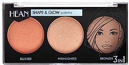 Fragrances, Perfumes, Cosmetics Contouring Palette - Hean Shape & Glow Palette