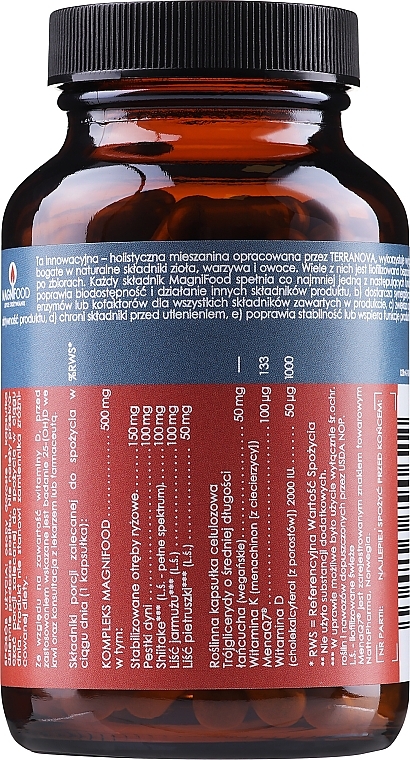 Dietary Supplement - Terranova Vitamin D3+K2 2000 Complex — photo N3