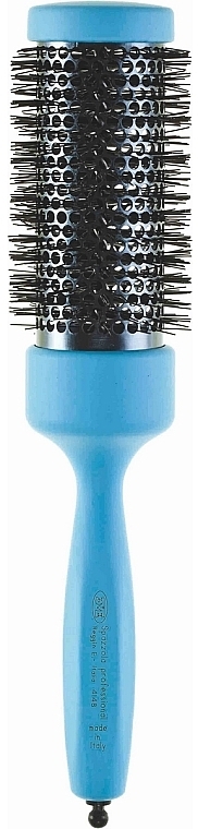 Thermal Brush with Nylon Bristles & Aluminum Tube, d43mm, blue - 3ME Maestri Soft Touch — photo N1