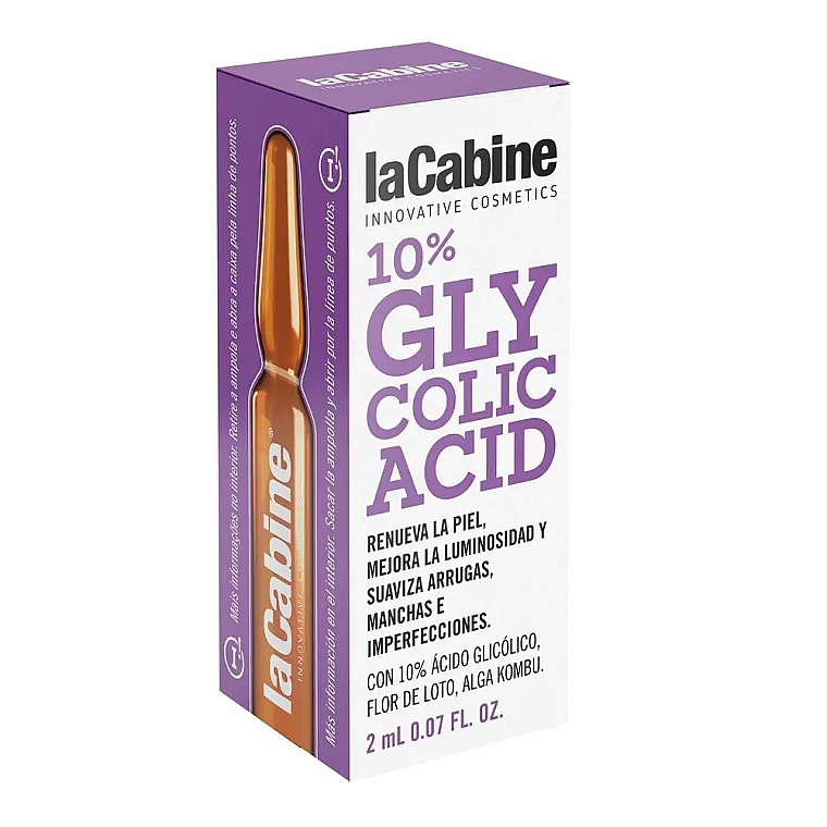 10% Glycolic Acid Ampoules - La Cabine 10% Glycolic Acid Ampoules — photo N1