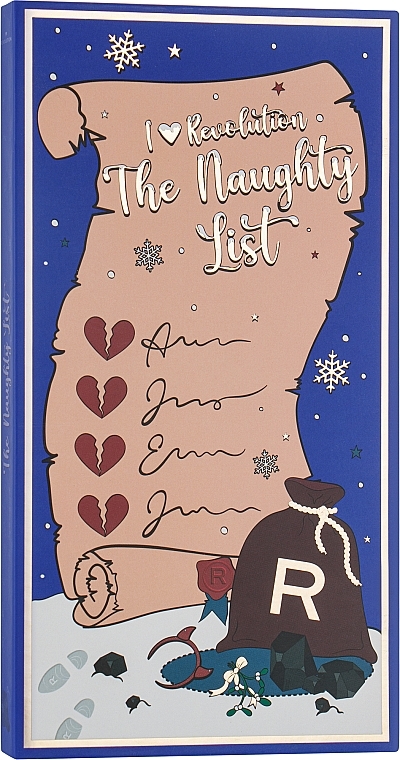 Eyeshadow Palette - I Heart Revolution Naughty List Eyeshadow Palette — photo N8