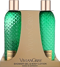 Fragrances, Perfumes, Cosmetics Set - Vivian Gray Bergamot & Lemongras (sh/gel/300ml + b/lot/300ml)