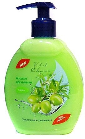 Liquid Cream Soap "Olive" - Vital Charm — photo N1