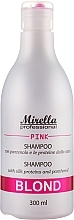 Fragrances, Perfumes, Cosmetics Warm Shade Shampoo for Blonde, Grey & Damaged Hair - Mirella Professional Blond Pink Shampoo