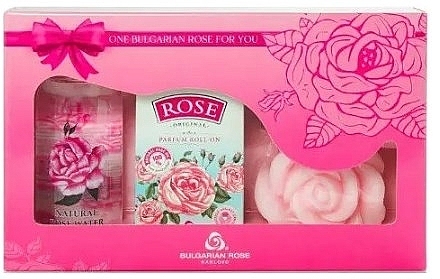 Bulgarian Rose Rose - Set (parfum/roll/on/9ml + water/100ml + soap/70g) — photo N1