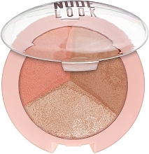 Face Powder 3 in 1 - Golden Rose Nude Look — photo N1