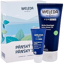 Fragrances, Perfumes, Cosmetics Set - Weleda Refreshing For Men Gift Set (sh/gel/200ml + h/cr/30ml)