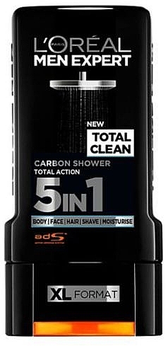 Shower Gel - L'Oreal Men Expert Total Clean Shower Gel — photo N1