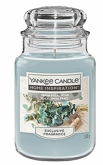 Scented Candle in Jar - Yankee Candle Home Inspiration Fresh Eucalyptus — photo N1