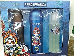 Fragrances, Perfumes, Cosmetics Cuba Wild Heart - Set (edp/100ml + deo/200ml + ash/gel/100ml)