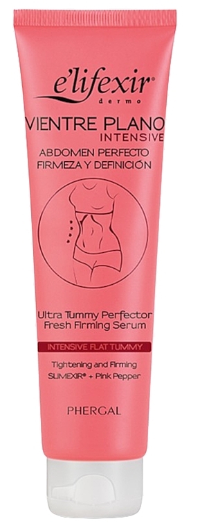 Intensively Repairing Serum for Flat Tummy - E'lifexir Dermo Ultra Tummy Perfector Fresh Firming Serum Intensive Flat Tummy — photo N1