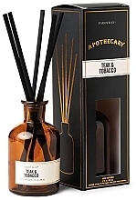 Fragrance Diffuser - Paddywax Apothecary Glass Reed Diffuser Teak & Tobacco — photo N1
