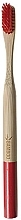 Bamboo Toothbrush, hard, red - Himalaya Dal 1989 Bamboo Toothbrush — photo N1