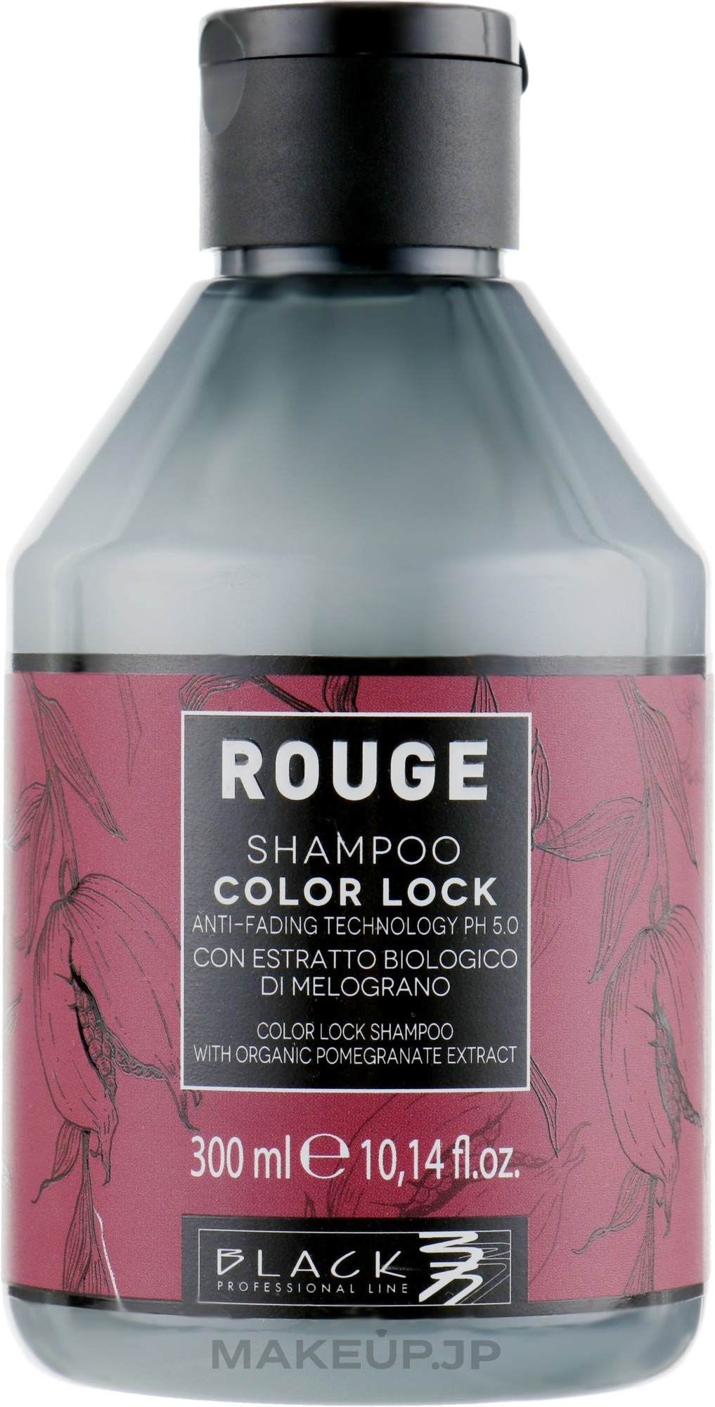 Sulfate-Free Shampoo for Colored Hair - Black Professional Line Rouge Color Lock Shampoo — photo 300 ml