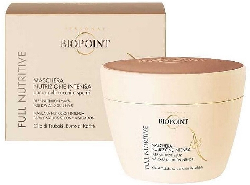 Nourishing Mask for Dry Hair - Biopoint Full Nutritive Mask — photo N1