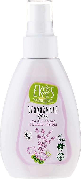 Lavender and Geranium Deodorant-Spray - Ekos Personal Care — photo N1