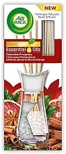 Fragrances, Perfumes, Cosmetics Oriental Spices & Red Orange Reed Diffuser - Air Wick Essential Oils Reed Diffuser Oriental Spices & Blood Orange