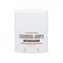 Fragrances, Perfumes, Cosmetics Natural Deodorant - Schmidt's Deodorant Cedarwood Juniper Stick
