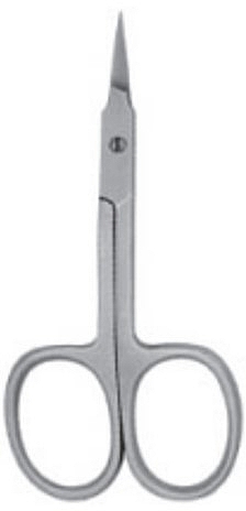 Curved Handle Cuticle Scissors - Accurate Instruments Fine Point Cuticle Scissor Bent Handle Str/Cvd 9cm — photo N1