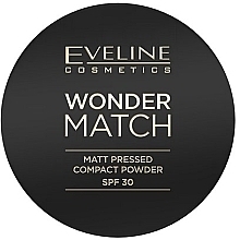 Fragrances, Perfumes, Cosmetics Face Powder - Eveline Cosmetics Wonder Match Matt Pressed Compact Powder SPF30