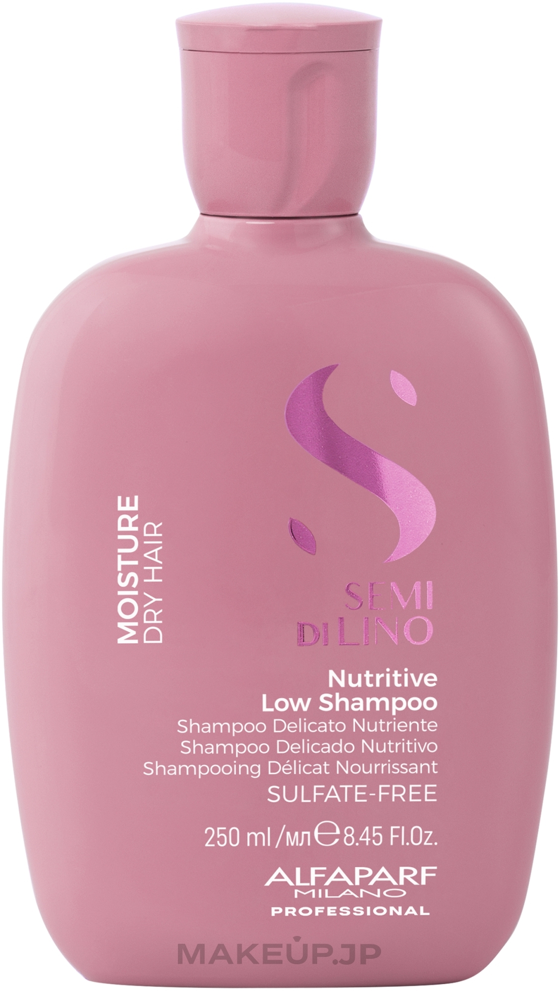 Sulfate-Free Nourishing Shampoo - Alfaparf Semi Di Lino Nutritive Low Shampoo — photo 250 ml