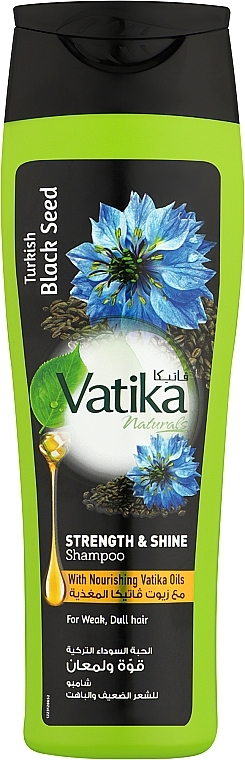 Black Cumin Shampoo - Dabur Vatika Black Seed Shampoo — photo N1