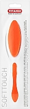 Fragrances, Perfumes, Cosmetics 2-Sided Pedicure File, pumice, emery, orange - Titania