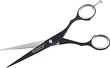 Hairdressing Scissors, 2445/5, black and silver - Kiepe Hair Scissors Luxury Regular 5" — photo N1