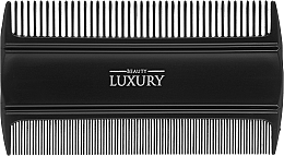Fragrances, Perfumes, Cosmetics Double-Sided Comb, HC-9815, black - Beauty LUXURY