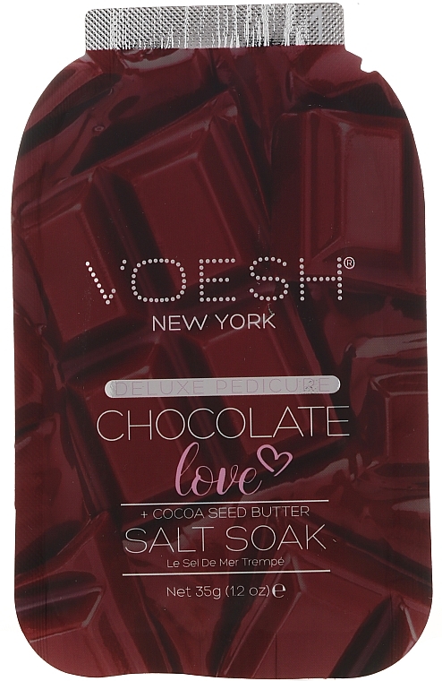 Pedicure Set "Chocolate Love" - Voesh Deluxe Pedicure Chocolate Love Pedi In A Box 4 in 1 — photo N2