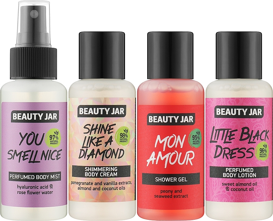 Set - Beauty Jar The Fragrant Garden (b/mist/80ml + sh/gel/80ml + b/cr/80ml + b/lot/80ml) — photo N2