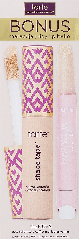 Tarte Cosmetics The Icons Best Sellers Set (Concealer/10ml + lip/balm/2.7g) - Set — photo N1