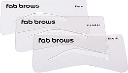 Fragrances, Perfumes, Cosmetics Eyebrow Stencils - Fab Brows