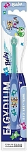 Baby Toothbrush, 0-2 years old, blue - Elgydium Baby Souple Soft — photo N1