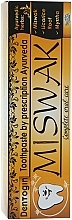 Ayurvedic Herbs Toothpaste "Miswak" - Triuga — photo N3