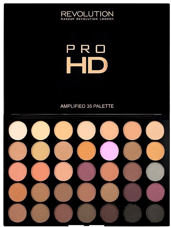 Eyeshadow Palette - Makeup Revolution Pro HD Palette Amplified 35 — photo N2